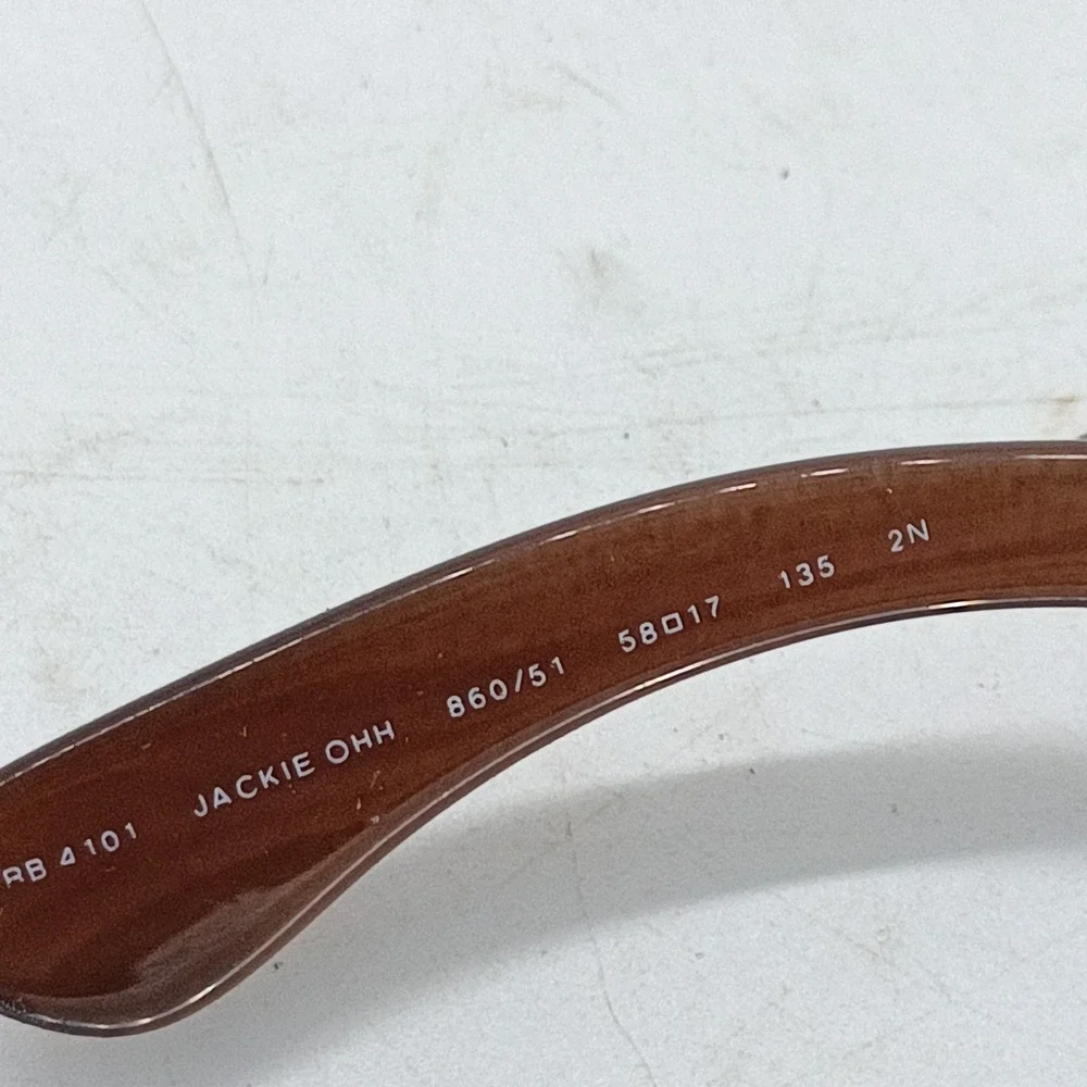 Ray-Ban Jackie Ohh RB4101 860/51 Brown 58-17-135 Butterfly Cat Eye Frames 67